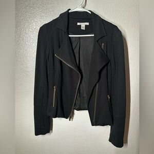 Kenneth Cole New York Black Blazer with Gold Zippers